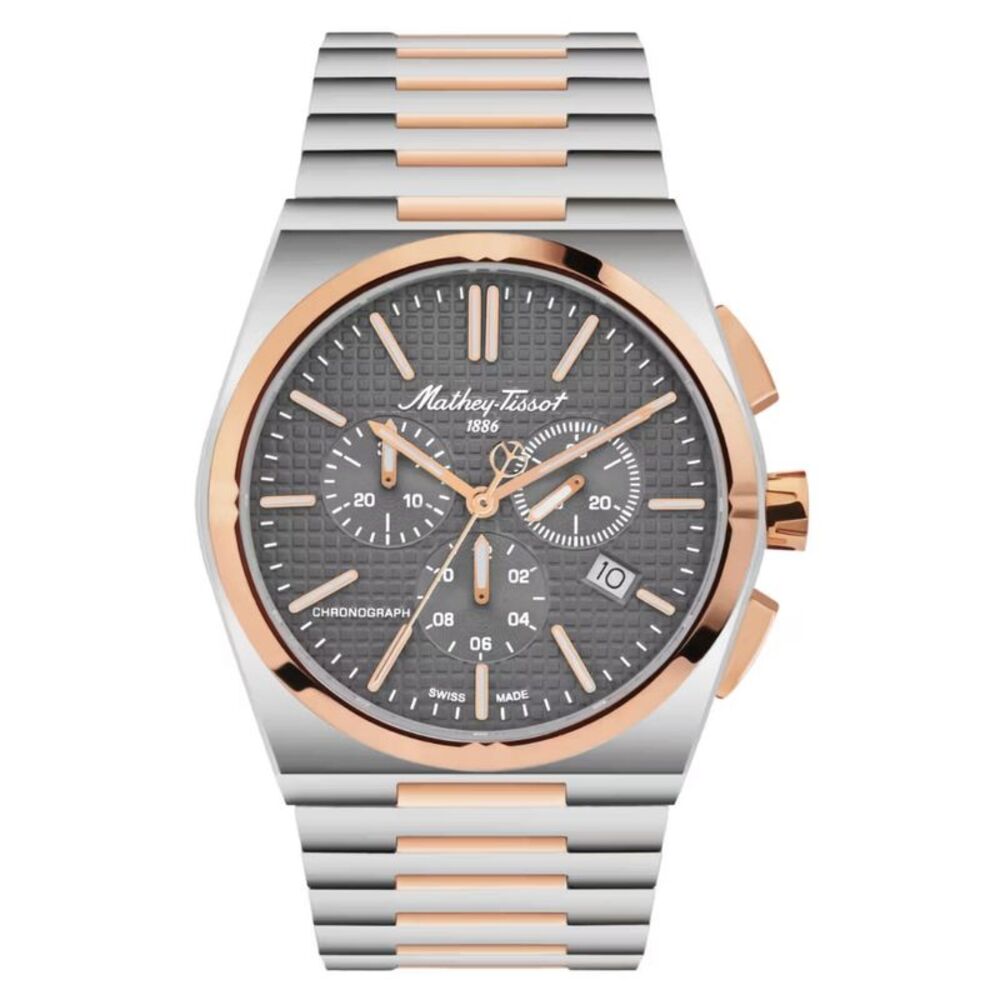 Tissot Men's Zues Grey Dial Watch - H117CHSK